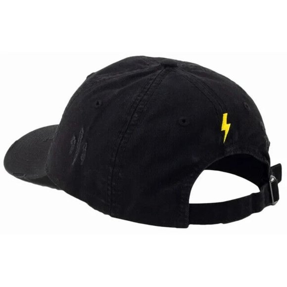 AC/DC Mens AC DC High Voltage Distressed Hat Baseball Cap New With Tags - Picture 3 of 11